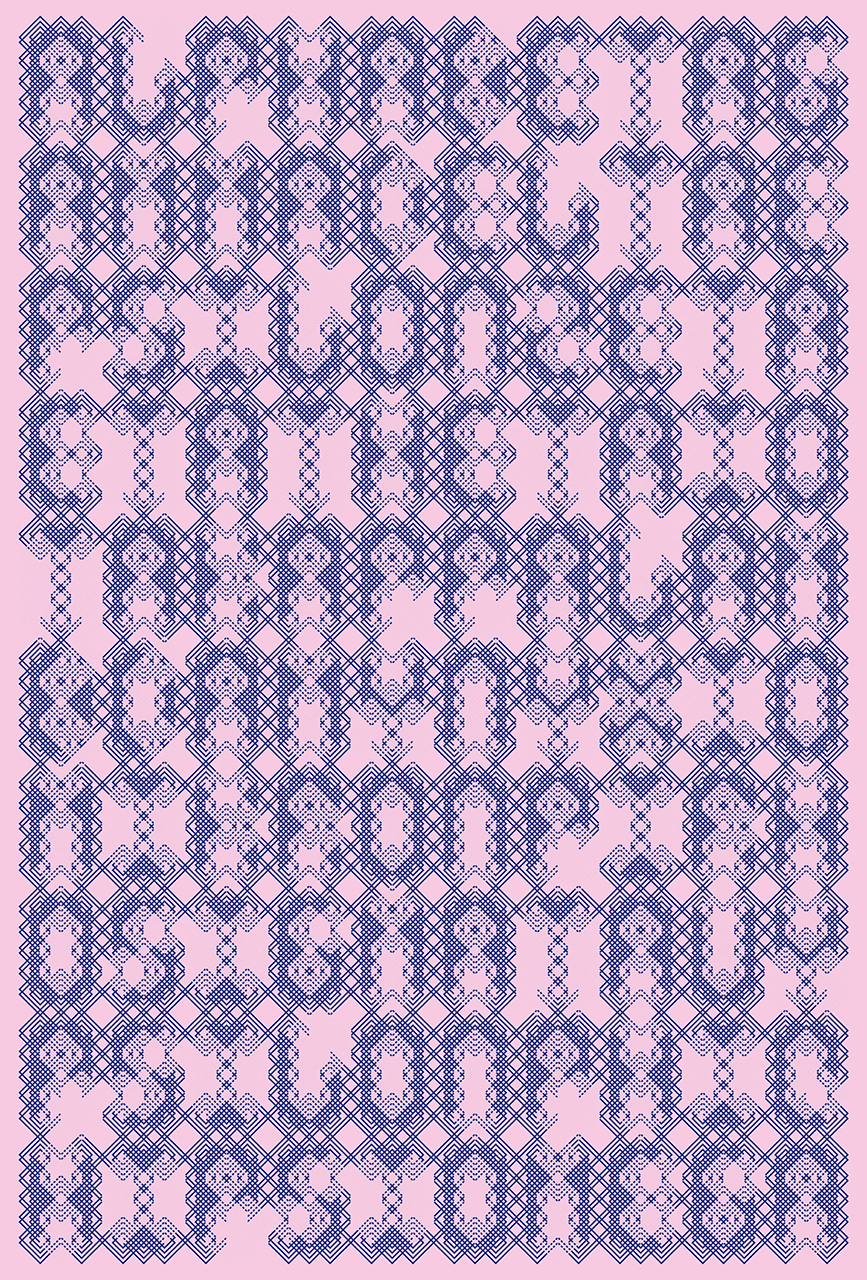 Stephan Kamp: »100 Letters Grid Fragments«