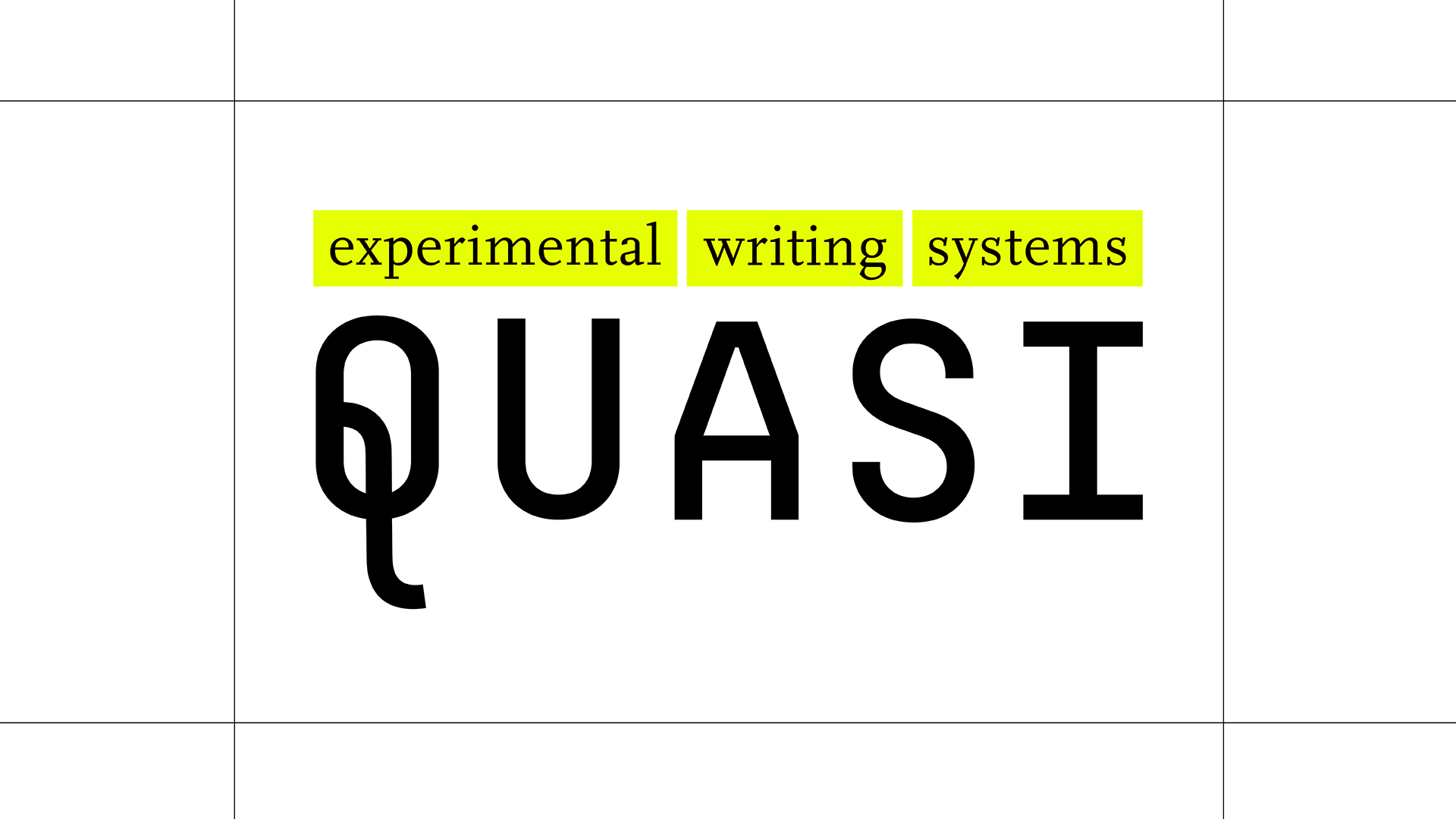 Stephan Kamp: »Phonograph« in: Hoffmitz Milken Center for Typography (Hrsg.): »Quasi Experimental Writing Systems«